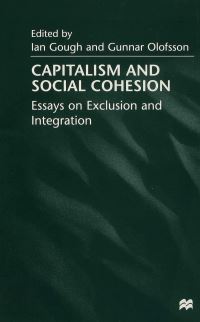 Book Cover for Capitalism and Social Cohesion by I Gough, G Olofsson