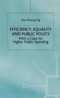 Book Cover for Efficiency, Equality and Public Policy by NA NA