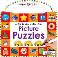 Book Cover for Wipe Clean: Picture Puzzles by Roger Priddy