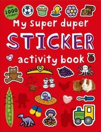Book Cover for My Super Duper Sticker Activity Book by Roger Priddy