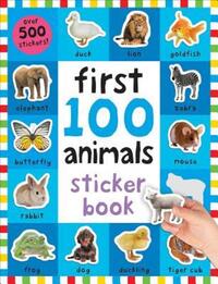 Book Cover for First 100 Stickers: Animals by Roger Priddy