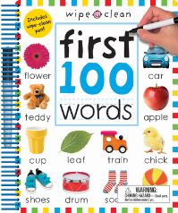 Book Cover for Wipe Clean: First 100 Words - Extended Edition by Priddy Books