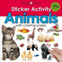 Book Cover for Sticker Activity Animals by Roger Priddy