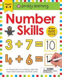 Book Cover for Wipe Clean Workbook: Number Skills (Enclosed Spiral Binding) by Roger Priddy