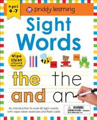 Book Cover for Wipe Clean Workbook: Sight Words (Enclosed Spiral Binding) by Roger Priddy