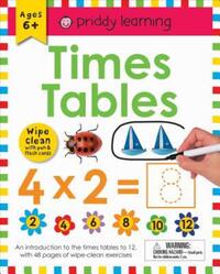 Book Cover for Wipe Clean Workbook: Times Tables (Enclosed Spiral Binding) by Roger Priddy