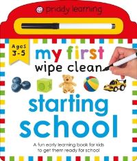 Book Cover for Priddy Learning: My First Wipe Clean Starting School by Roger Priddy