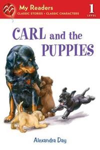 Book Cover for Carl and the Puppies by Alexandra Day