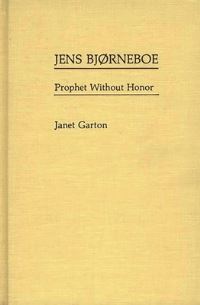 Book Cover for Jens Bjørneboe by Janet Garton