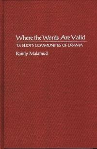 Book Cover for Where the Words Are Valid by Randy Malamud