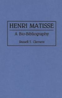 Book Cover for Henri Matisse by Russell T Clement