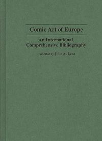 Book Cover for Comic Art of Europe by John A Lent