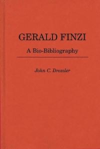 Book Cover for Gerald Finzi by John Clay Dressler