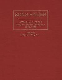 Book Cover for Song Finder by Gary Lynn Ferguson, State Library of Louisiana