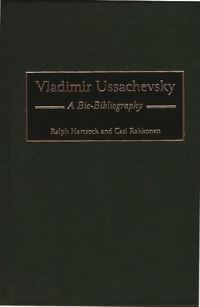 Book Cover for Vladimir Ussachevsky by Ralph Hartsock, Carl John Rahkonen