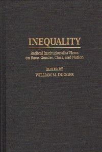 Book Cover for Inequality by William M Dugger