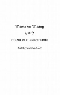 Book Cover for Writers on Writing by Maurice Angus Lee