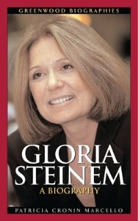 Book Cover for Gloria Steinem by Patricia Cronin Marcello