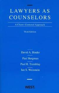 Book Cover for Lawyers as Counselors by 