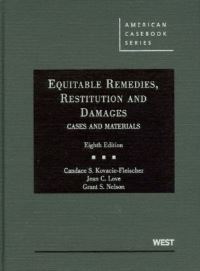 Book Cover for Equitable Remedies, Restitution, and Damages by Candace S KovacicFleischer, Jean C Love, Grant S Nelson, Robert N Leavell
