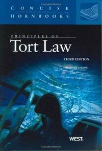 Book Cover for Principles of Tort Law by Marshall Shapo
