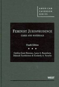 Book Cover for Feminist Jurisprudence by Cynthia Grant Bowman, Mary Becker