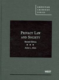 Book Cover for Privacy Law and Society by Anita L Allen