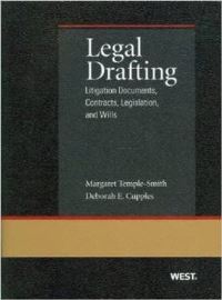 Book Cover for Legal Drafting by Margaret TempleSmith, Deborah E Cupples