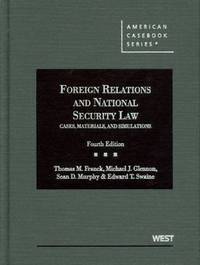 Book Cover for Foreign Relations and National Security Law by Thomas M Franck