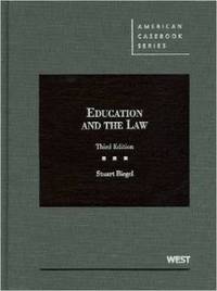 Book Cover for Education and the Law by Stuart Biegel