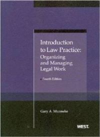 Book Cover for Introduction to Law Practice by Gary A Munneke