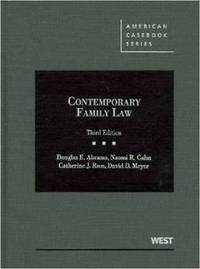 Book Cover for Contemporary Family Law by Douglas Abrams, Naomi Cahn, Catherine Ross, David Meyer