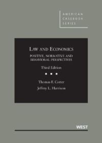 Book Cover for Law and Economics by Thomas F. Cotter, Jeffrey L. Harrison, Jeffrey L. Harrison