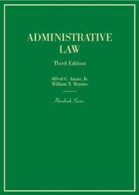 Book Cover for Administrative Law by Alfred C Aman, William T Mayton