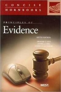 Book Cover for Principles of Evidence by Graham Lilly, Daniel Capra, Stephen Saltzburg