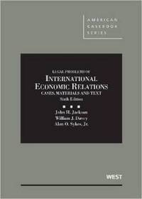 Book Cover for International Economic Relations by John H. Jackson, William J. Davey, A. O. Sykes