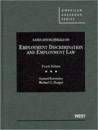 Book Cover for Cases and Materials on Employment Discrimination and Employment Law by Samuel Estreicher, Michael C Harper