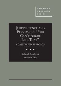Book Cover for Jurisprudence and Persuasion by Ralph G Steinhardt, Benjamin Teich