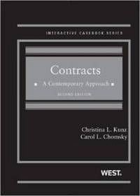 Book Cover for Contracts by Christina L Kunz, Carol L Chomsky