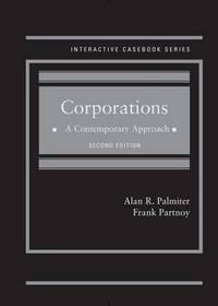 Book Cover for Corporations by Alan R Palmiter, Frank Partnoy