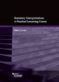 Book Cover for Statutory Interpretation by Hillel Y Levin