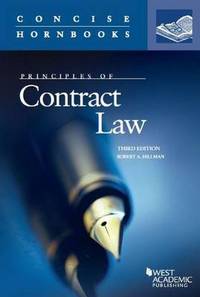 Book Cover for Principles of Contract Law by Robert Hillman