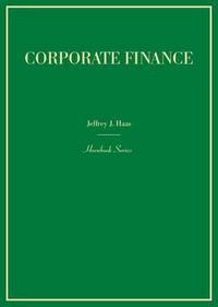 Book Cover for Corporate Finance by Jeffrey J Haas, Jeffrey J Haas