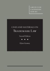 Book Cover for Cases and Materials on Trademark Law by Glynn Lunney