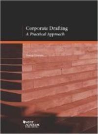 Book Cover for Corporate Drafting by Stacey L Bowers