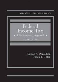 Book Cover for Federal Income Tax by Samuel A Donaldson, Donald B Tobin