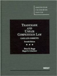 Book Cover for Trademark and Unfair Competition Law by Peter B. Maggs, Roger E. Schechter