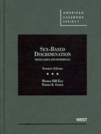 Book Cover for Sex-Based Discrimination by Herma Hill Kay, Tristin K. Green