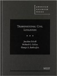 Book Cover for Transnational Civil Litigation by Joachim Zekoll, Michael Collins, George Rutherglen