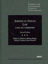 Book Cover for American Indian Law by Robert T Anderson